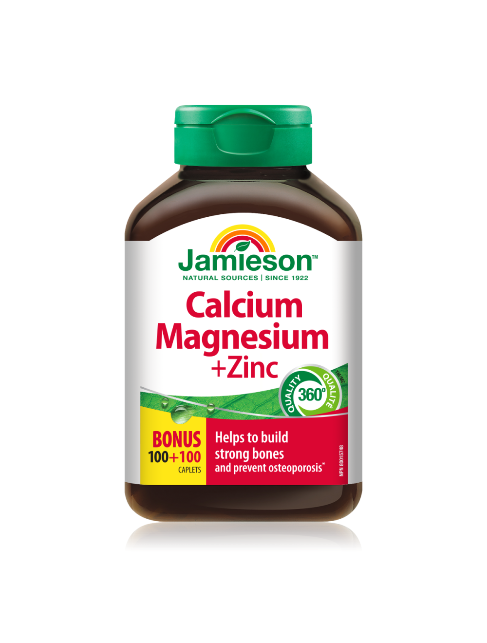 Jamieson Kalcij, magnezij in cink tablete, 200 tablet