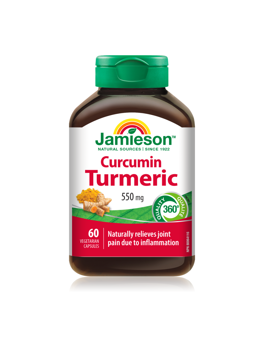 Jamieson Kurkuma 550 mg kapsule, 60 kapsul
