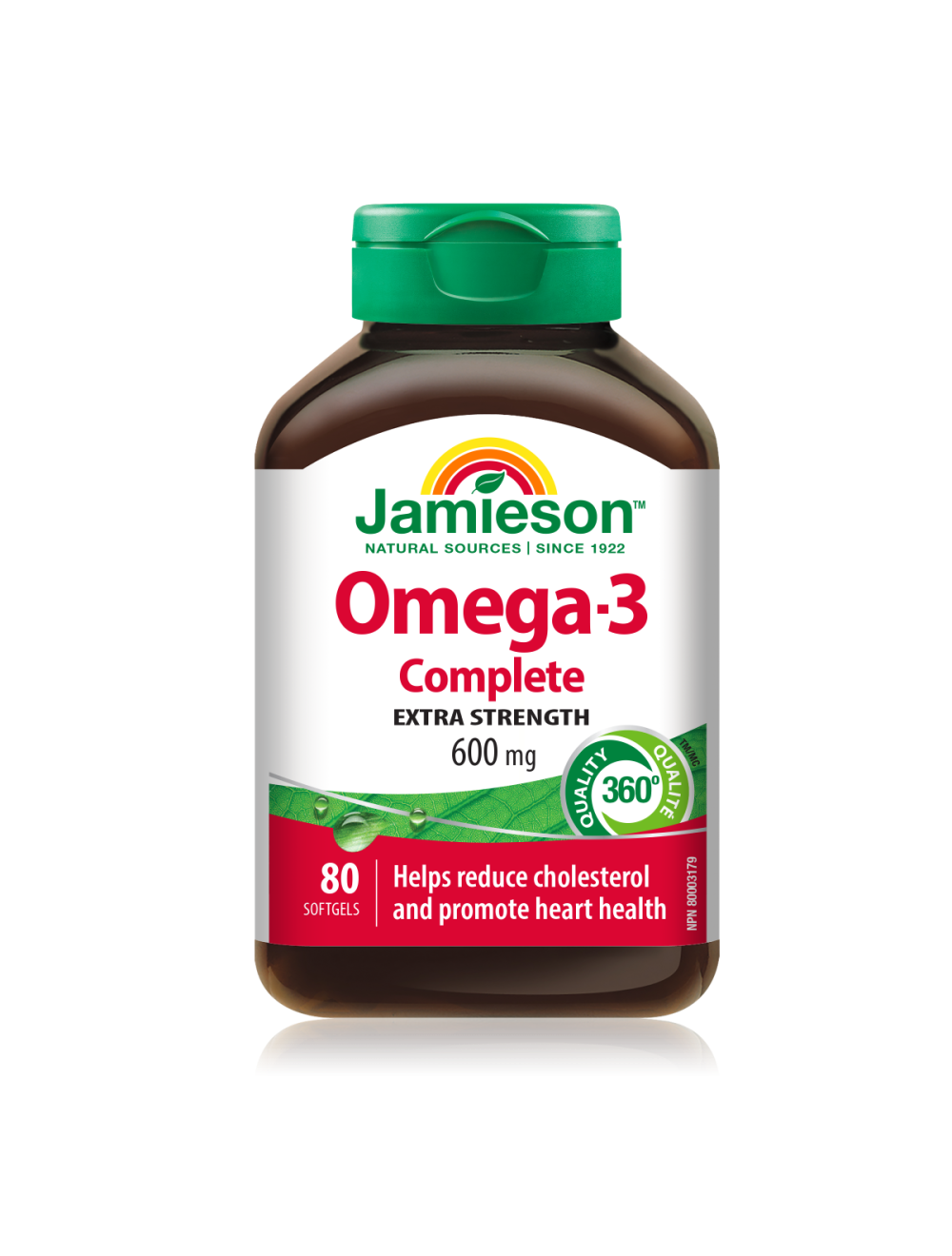 Jamieson Omega-3 Complete 600 mg kapsule, 80 kapsul
