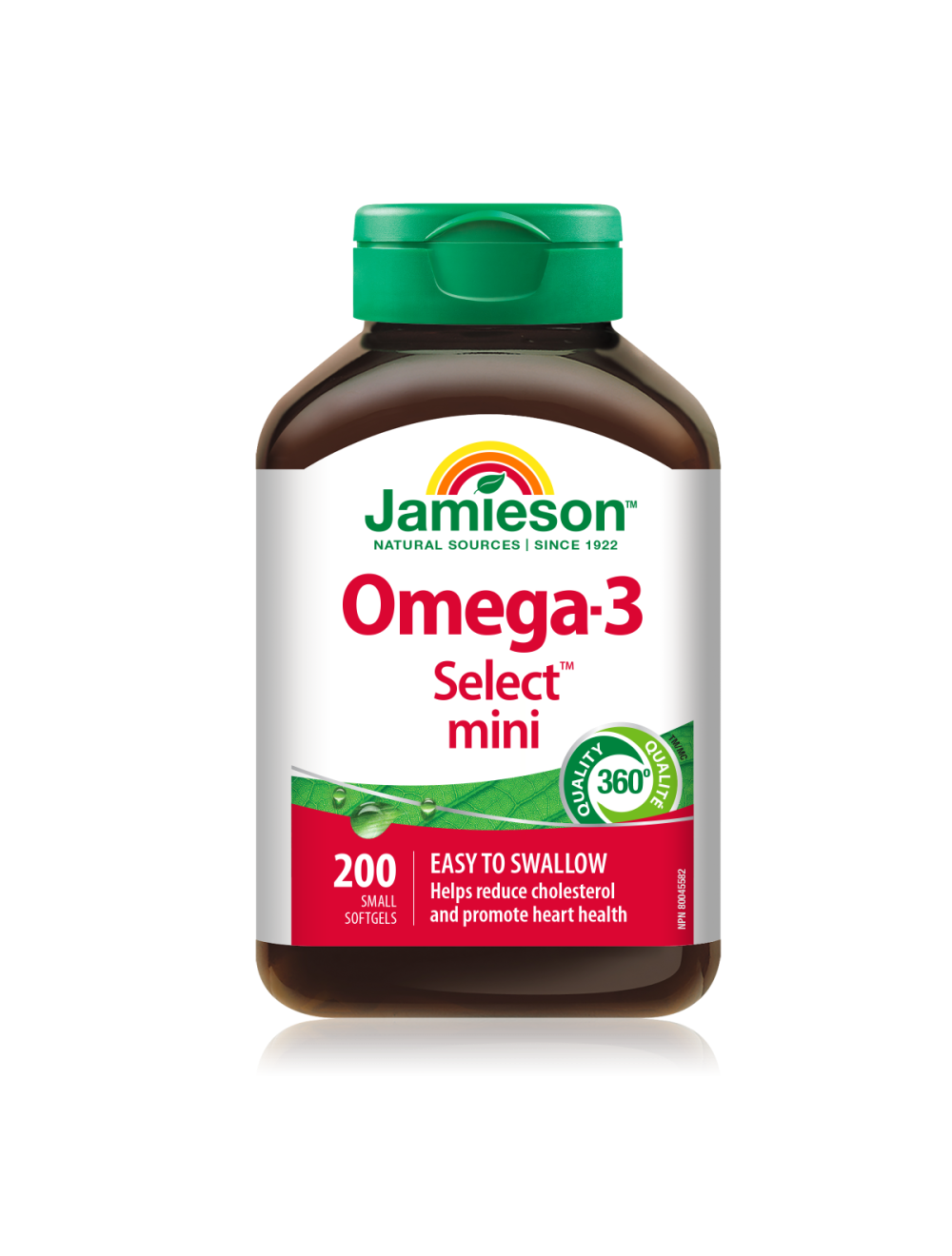Jamieson Omega-3 Select mini kapsule, 200 kapsul