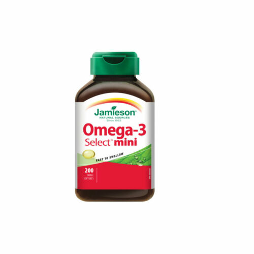 Jamieson Omega3 Select mini, 200 kapsul Lekarna Plavž
