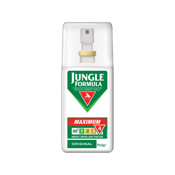 Jungle Formula Maximum Original repelent proti komarjem in klopom v pršilu, 75 ml