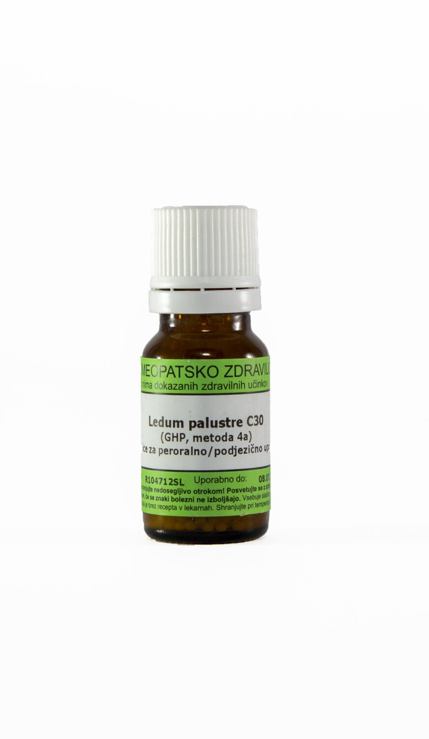 Ledum palustre C6 homeopatske kroglice, 10 g