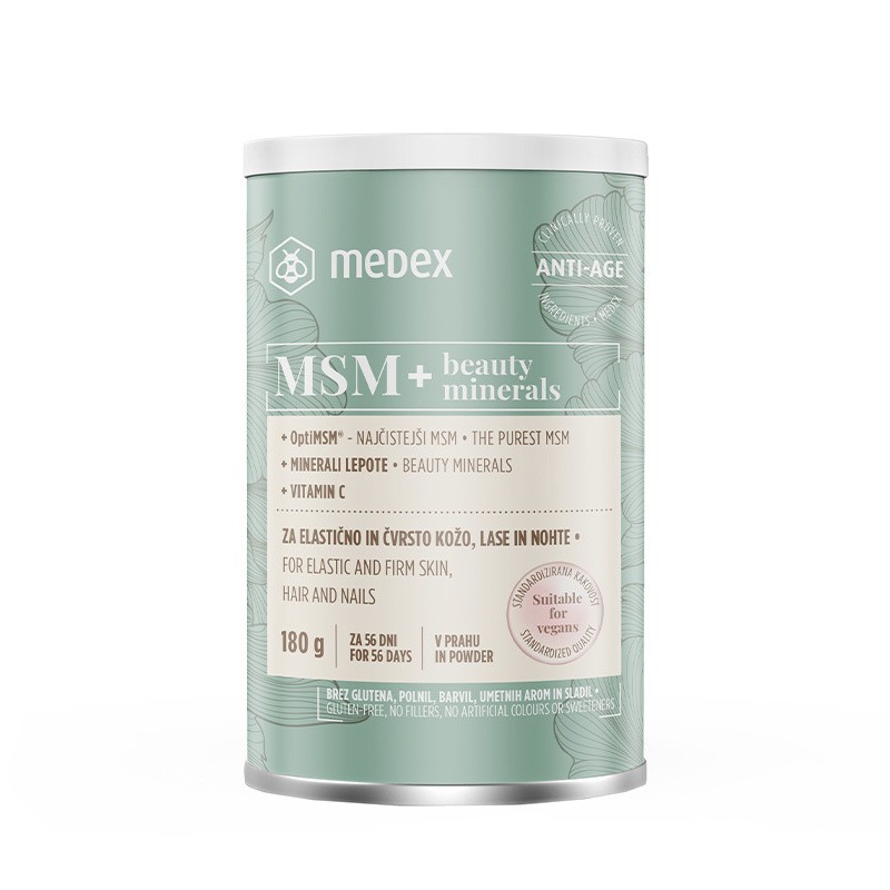 Medex MSM + beauty minerals prah, 180 g