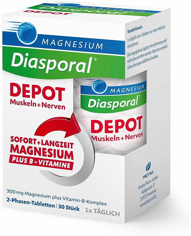 Magnesium-Diasporal DEPOT MIŠICE+ŽIVCI, 30 tablet