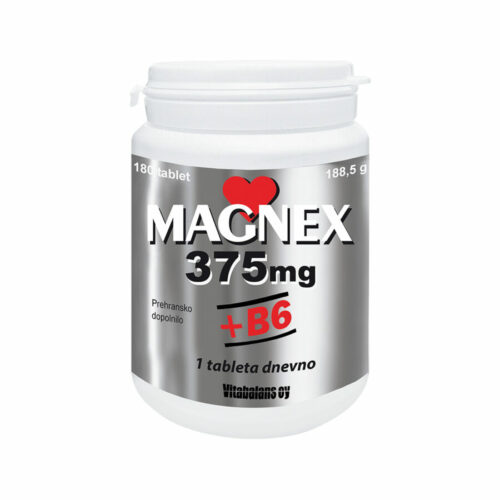 Vitabalans Magnex 375 mg + vitamin B6, 180 tablet