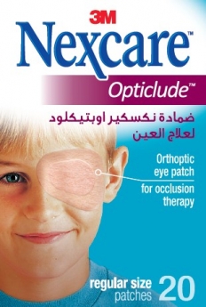 Nexcare Opticlude Regular obliži za oči 8 x 5,5cm, 20 obližev