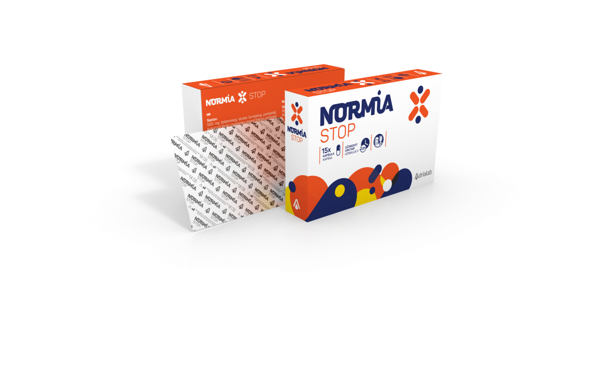 Normia Stop kapsule, 15 kapsul