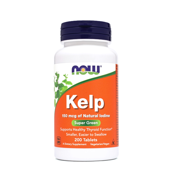 NOW Kelp 150 µg, 200 tablet