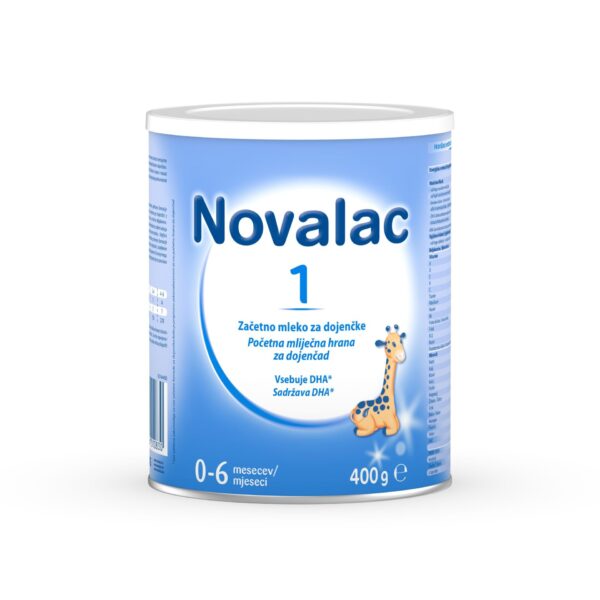 Novalac 1 začetno mleko za dojenčke (0-6 mesecev), 400 g