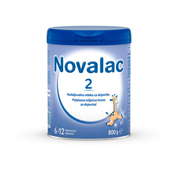 Novalac 2 nadaljevalno mleko za dojenčke (6-12 mesecev), 800 g