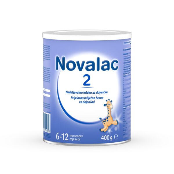 Novalac 2 nadaljevalno mleko za dojenčke (6-12 mesecev), 400 g