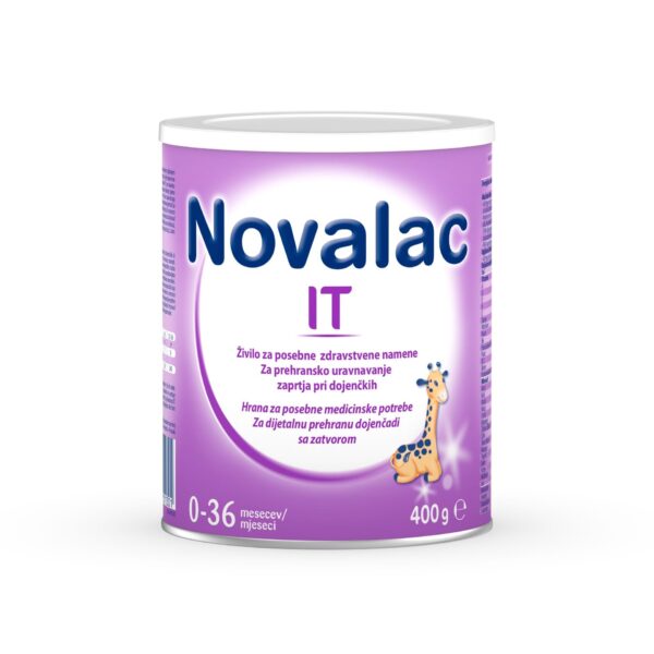 Novalac IT začetno mleko za dojenčke z zaprtjem (0-36 mesecev), 400 g