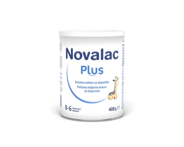 Novalac Plus začetno mleko za dojenčke za dohranjevanje (0-6 mesecev), 400 g