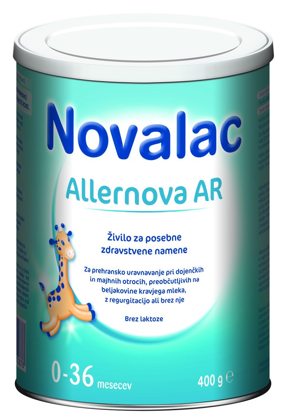 Novalac Allernova AR mlečni nadomestek (0-36 mesecev), 400 g