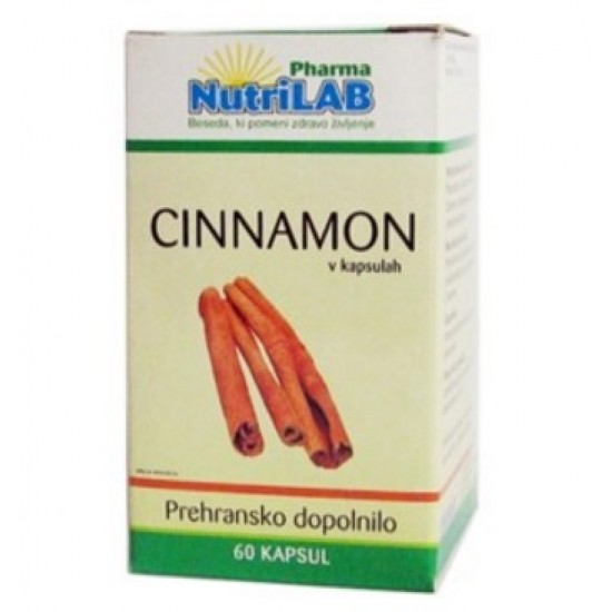Nutrilab Cinnamon, 60 kapsul
