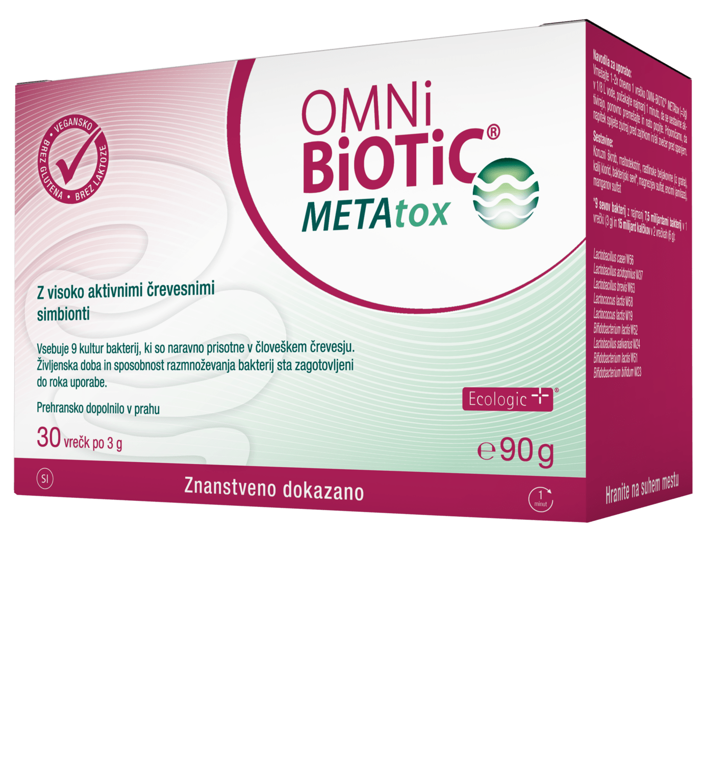 OMNi BiOTiC METAtox (Hetox Light), 30 vrečk po 3 g praška