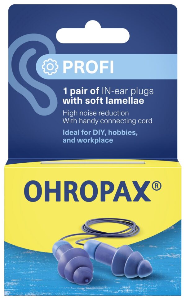 Ohropax Multi – čepki za ušesa za večkratno uporabo, 2 čepka