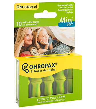 Ohropax Soft – mehki mini penasti čepki za ušesa, 10 čepkov