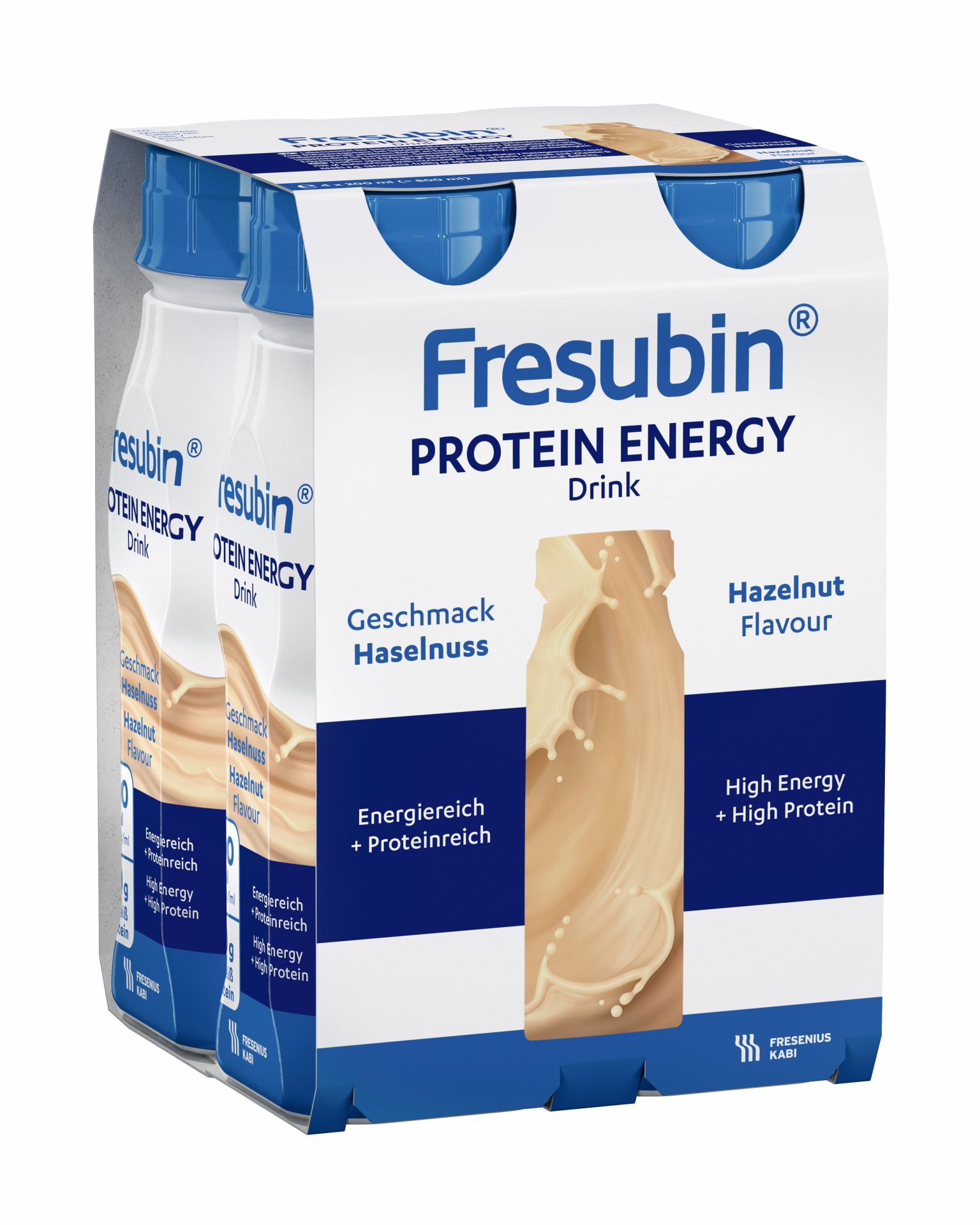 Fresubin Protein Energy DRINK – okus lešnik, 4 x 200 ml
