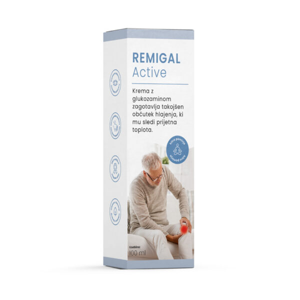 Galex Remigal Active krema z glukozaminom, 100 ml