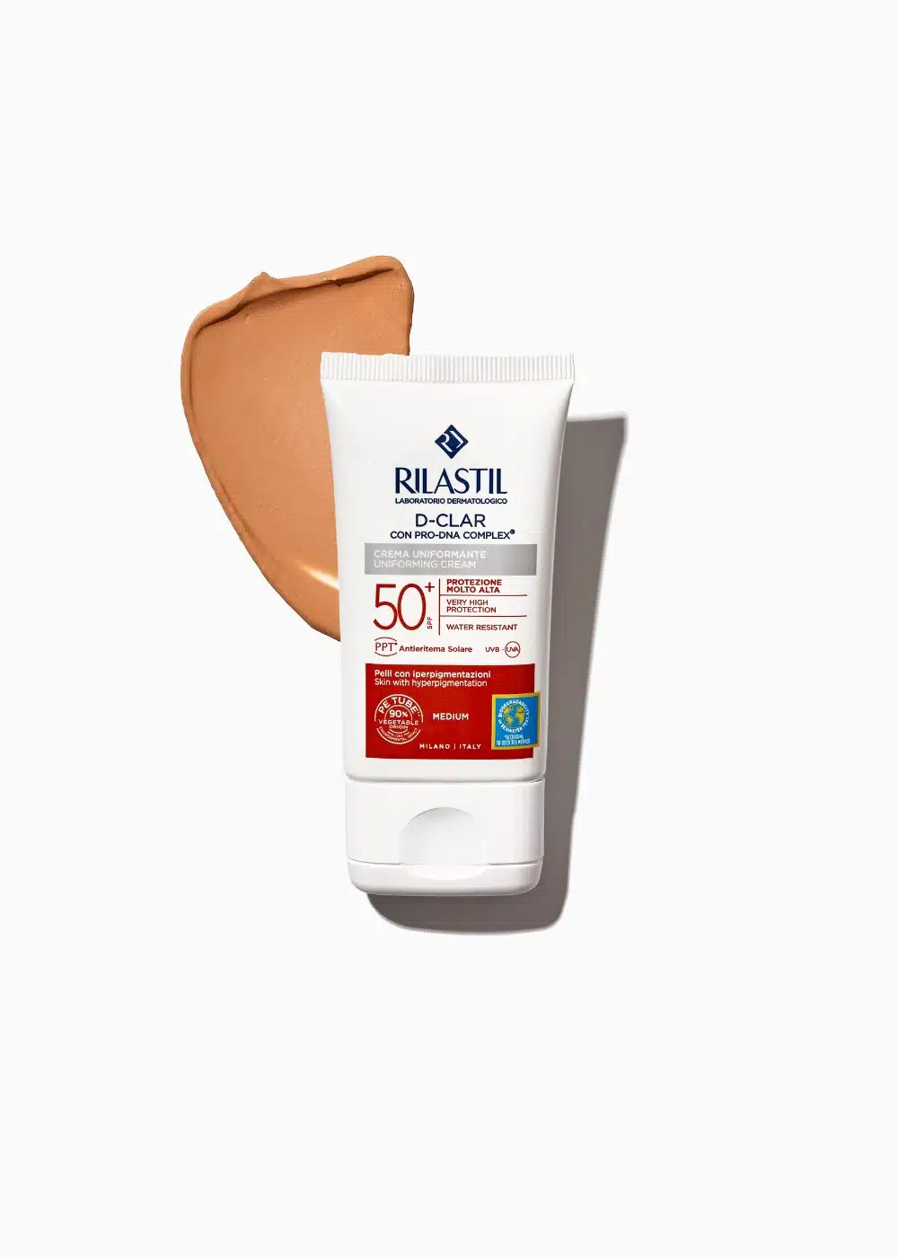 Rilastil D-Clar obarvana krema (odtenek medium) ZF50+, 40 ml