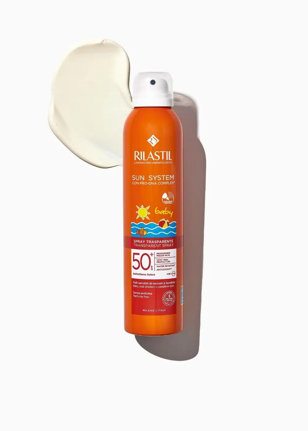 Rilastil SS Baby Transparent sprej ZF50+, 200 ml