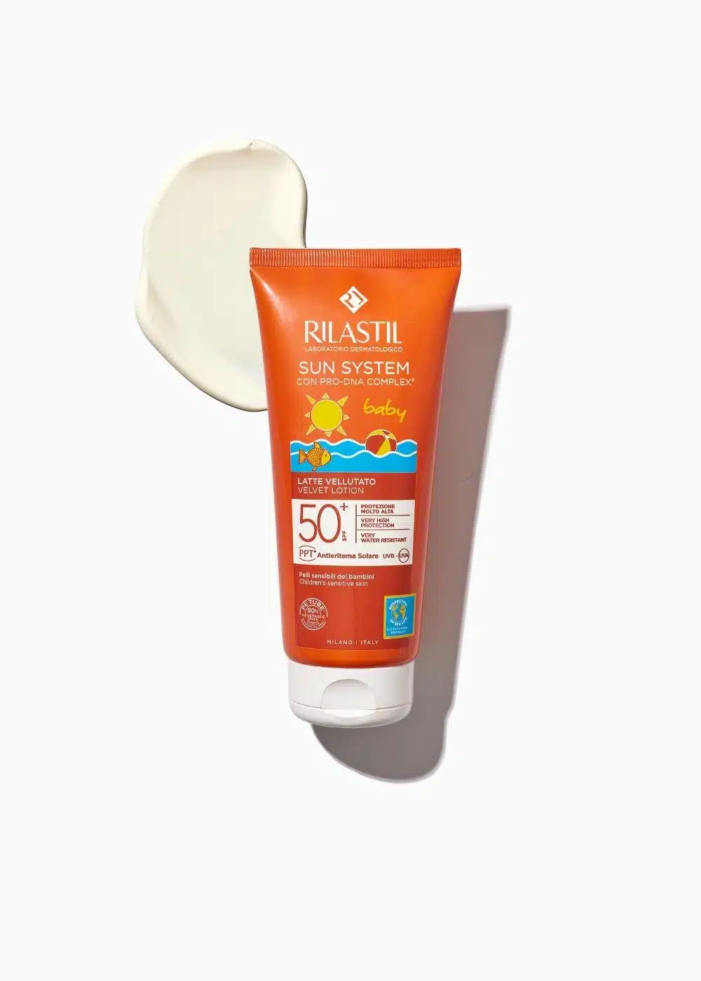 Rilastil SS Baby Velvet losjon ZF50+, 200 ml