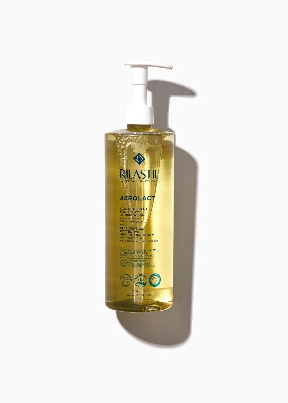 Rilastil Xerolact čistilno olje, 750 ml