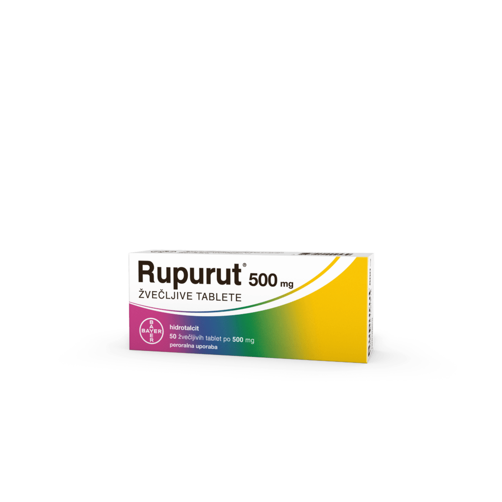 Rupurut 500 mg, 50 žvečljivih tablet