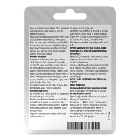 Frontline Combo kožni nanos za zelo velike pse (40 kg) merilna kapalka, 1 x 4,02 ml