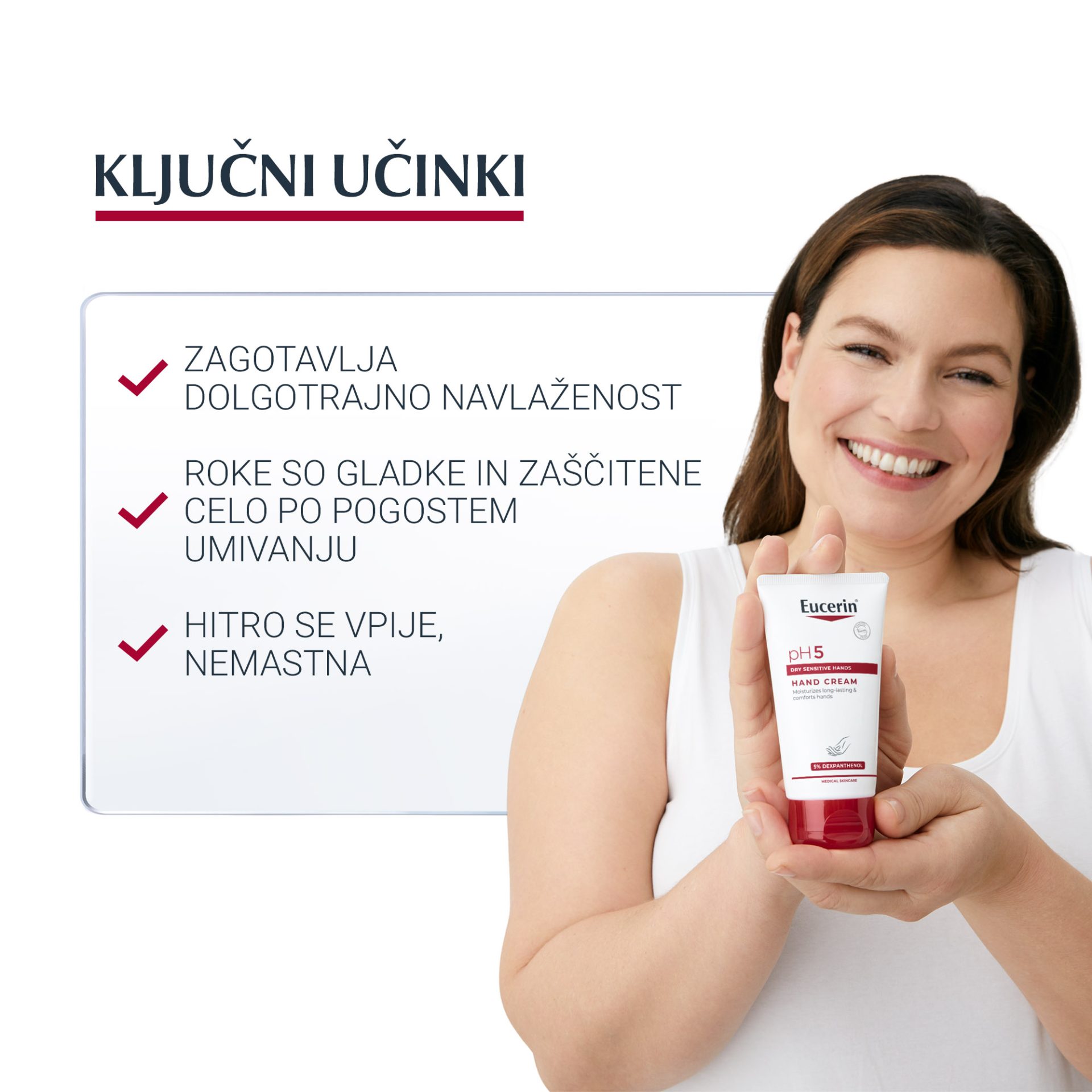 Eucerin pH5 krema za roke, 75 ml