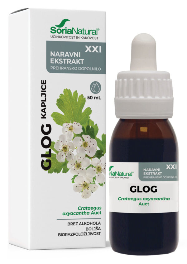 Soria Natural Glog brezalkoholne kapljice XXI, 50 ml