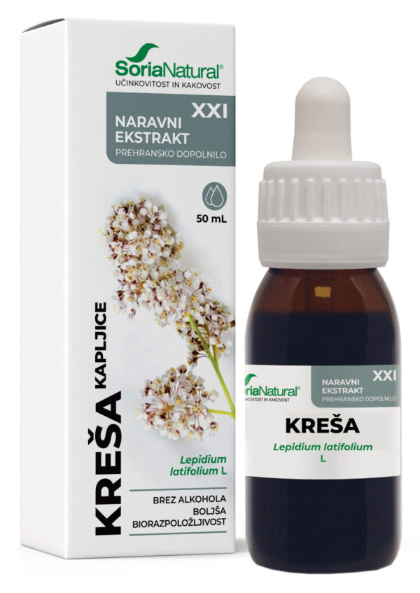 Soria Natural Kreša brezalkoholne kapljice XXI, 50 ml