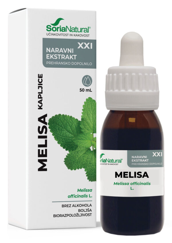 Soria Natural Melisa brezalkoholne kapljice XXI, 50 ml