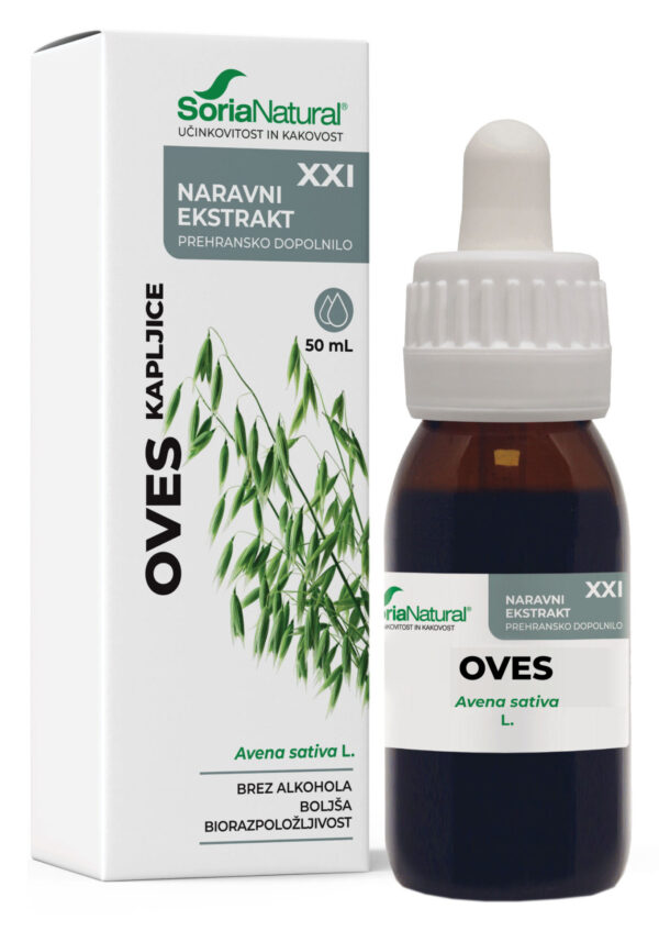 Soria Natural Oves brezalkoholne kapljice XXI, 50 ml