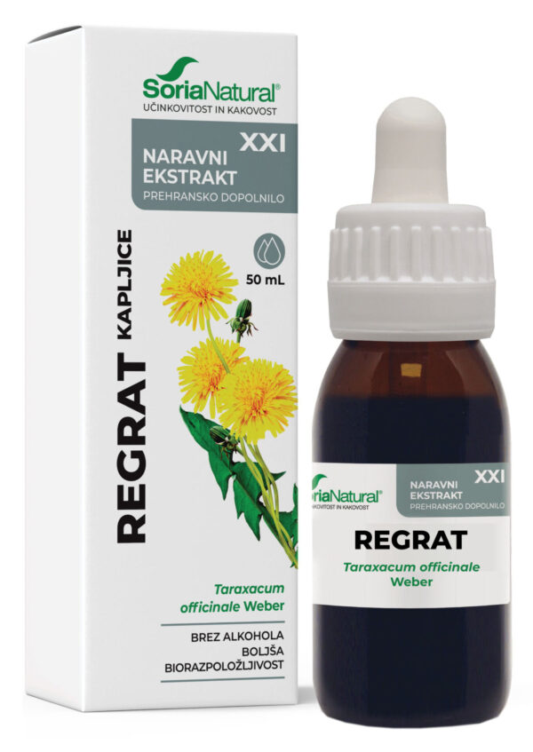 Soria Natural Regrat brezalkoholne kapljice XXI, 50 ml
