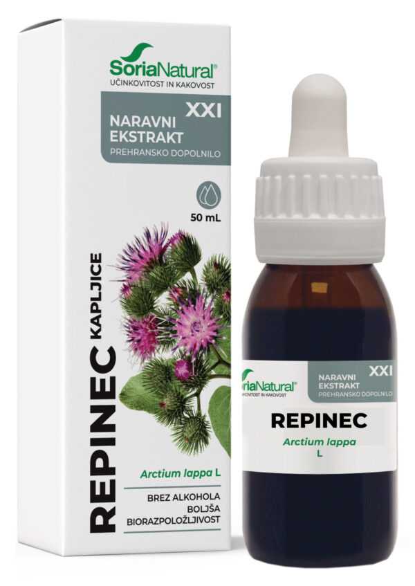 Soria Natural Repinec brezalkoholne kapljice XXI, 50 ml