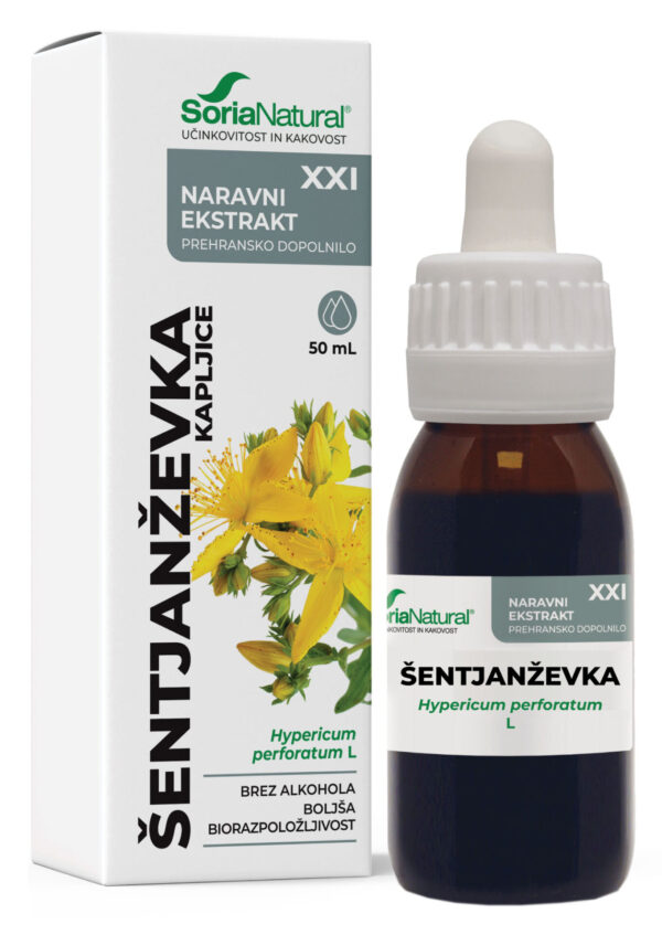 Soria Natural Šentjanževka brezalkoholne kapljice XXI, 50 ml