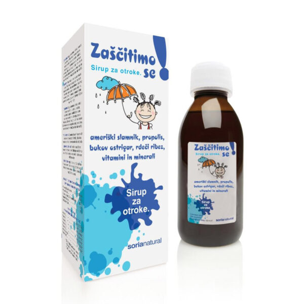 Soria Natural Zaščitimo se! sirup za otroke, 150 ml