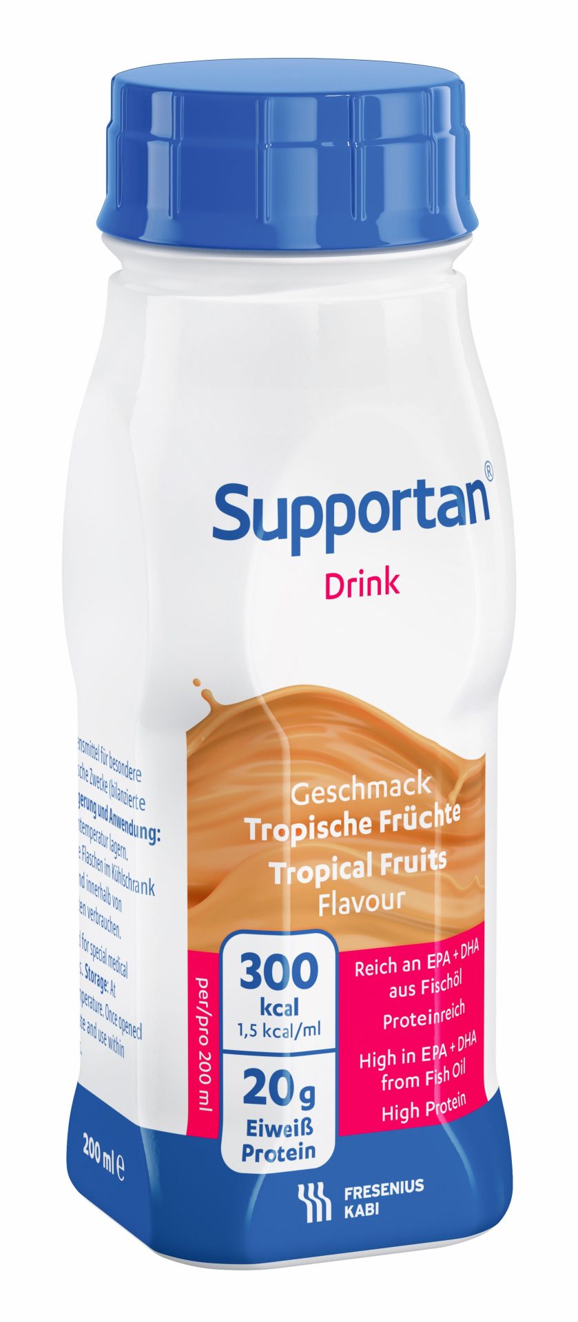 Supportan DRINK – okus tropsko sadje, 4 x 200 ml