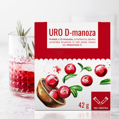 Marifit URO D-manoza prašek, 15 vrečk
