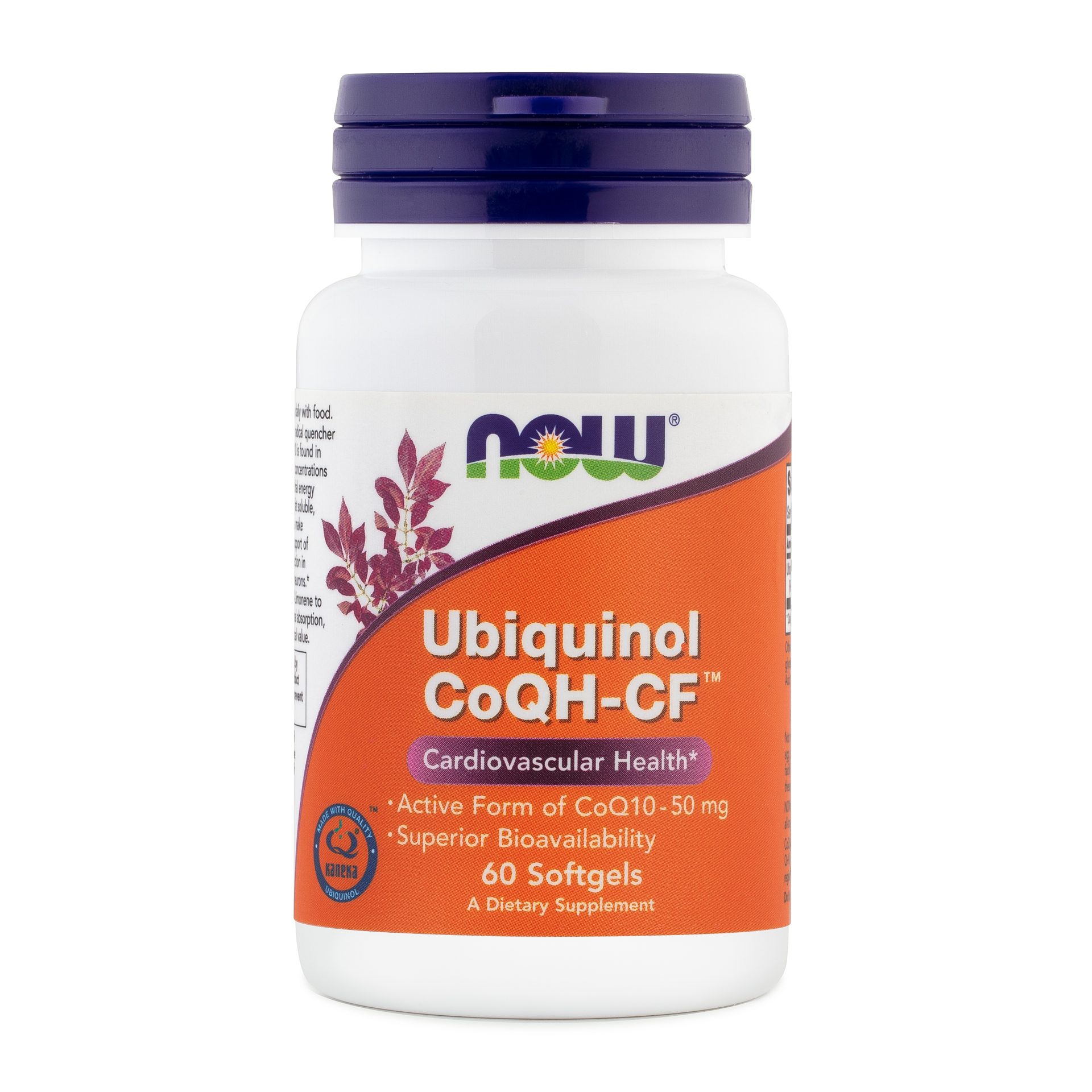 NOW Ubiquinol CoQH-CF 50 mg, 60 kapsul