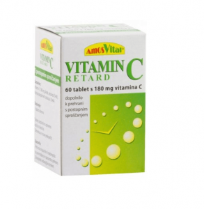 Amos Vital Vitamin C 180 mg retard tablete, 60 tablet 