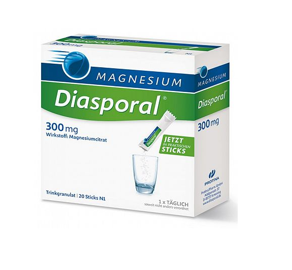 Magnesium-Diasporal 300 mg, 20 vrečic