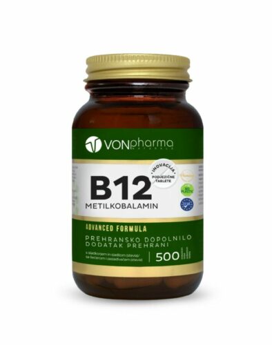 VonPharma B12 metilkobalamin, 500 podjezičnih tablet