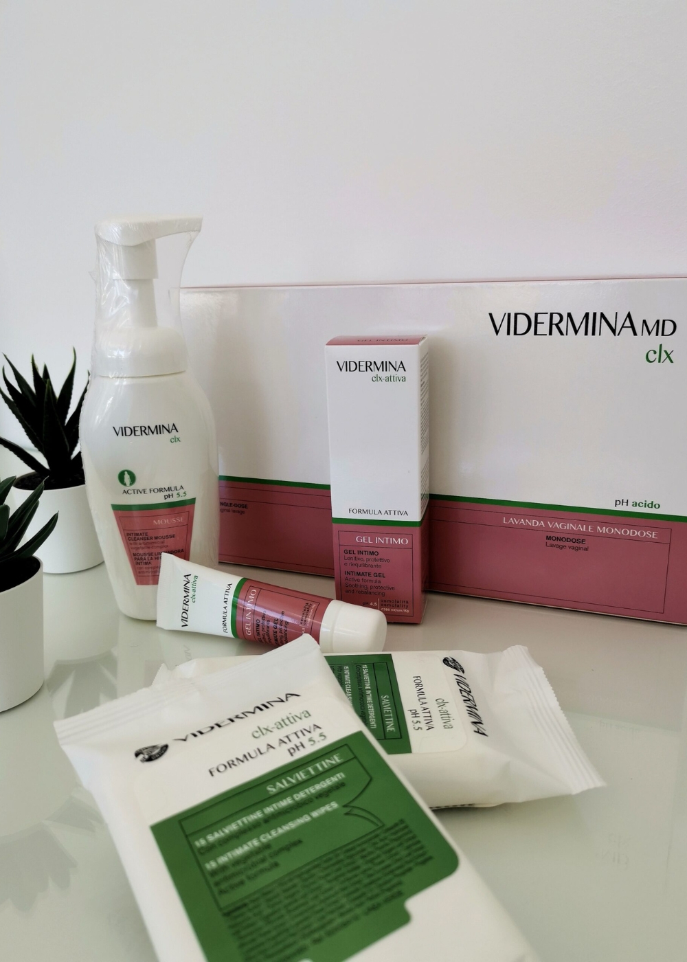Vidermina CLX intimna enodozirna raztopina, 5 x 140 ml