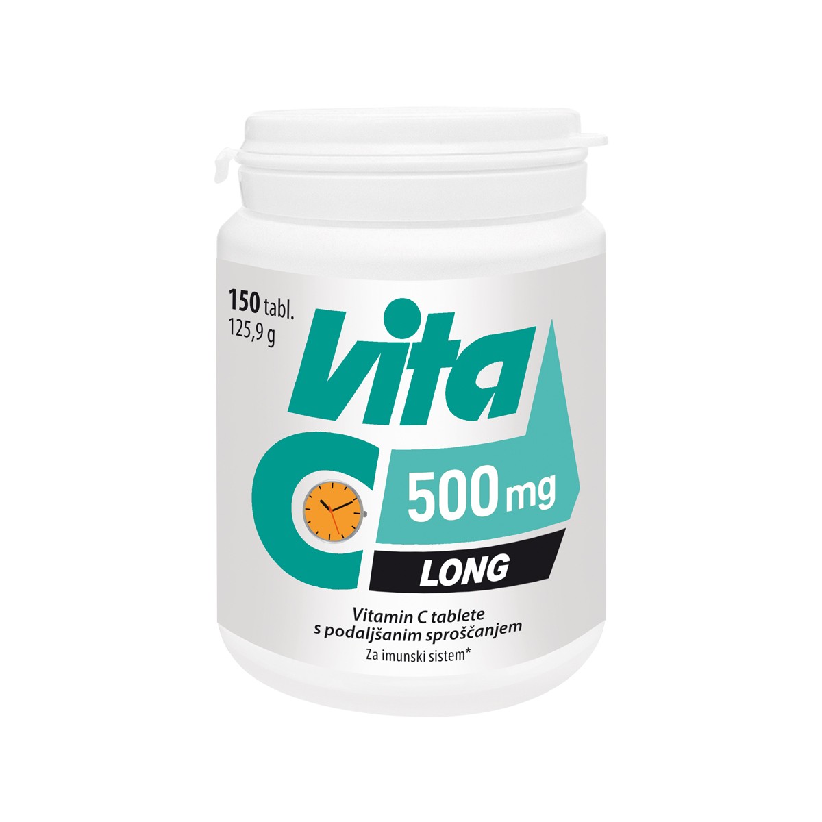 Vitabalans Vita-C 500 mg Long tablete s podaljšanim sproščanjem, 150 tablet