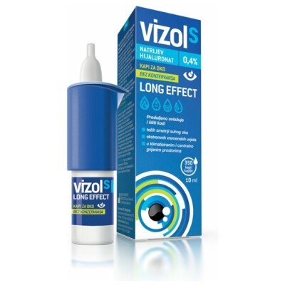Vizol S 0,4 % Long Effect kapljice za oko, 10 ml