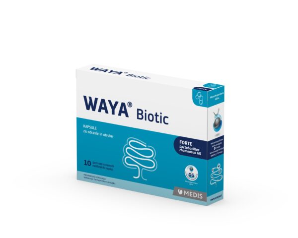 WAYA Biotic kapsule za odrasle in otroke, 10 kapsul